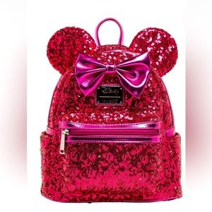 Disney loungefly Minnie Mouse sequin backpack